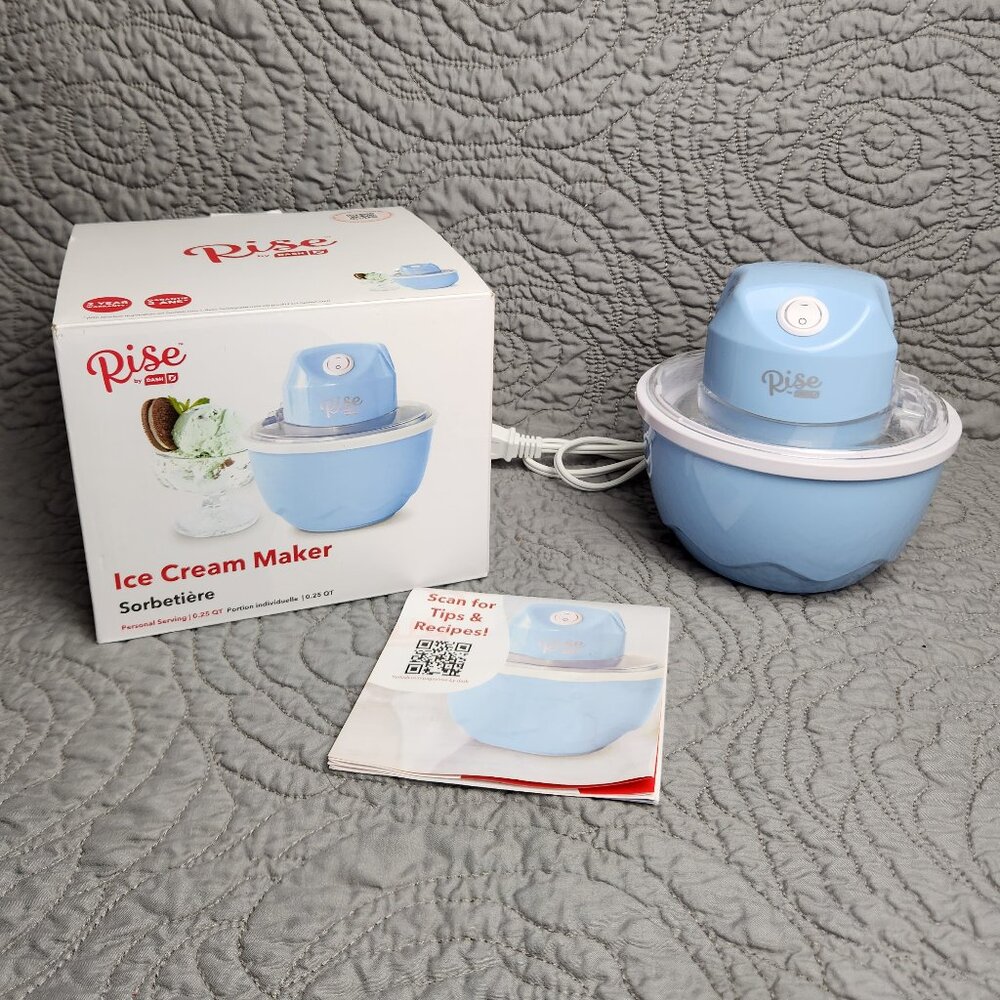 Blue Rise by Dash Ice Cream Maker